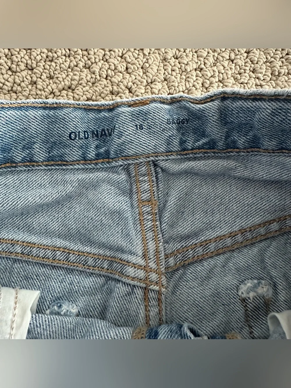 Old Navy Light Blue baggy Denim Jeans